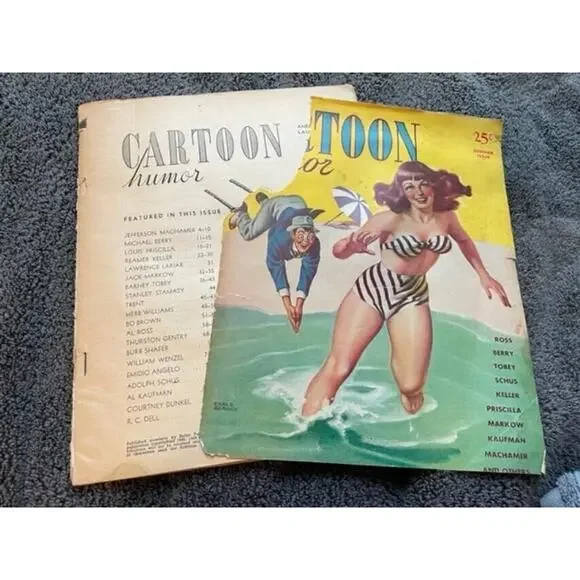 Vintage Cartoon Humor Magazine Summer 1939 - Picture 6 of 6